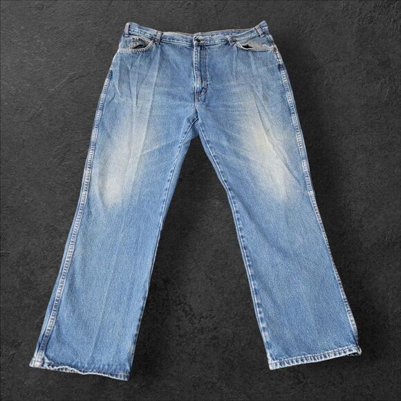 Vintage Y2K Dickies Work Jeans Men's 42x32‎ Distressed Blue Denim Pants - Picture 1 of 10